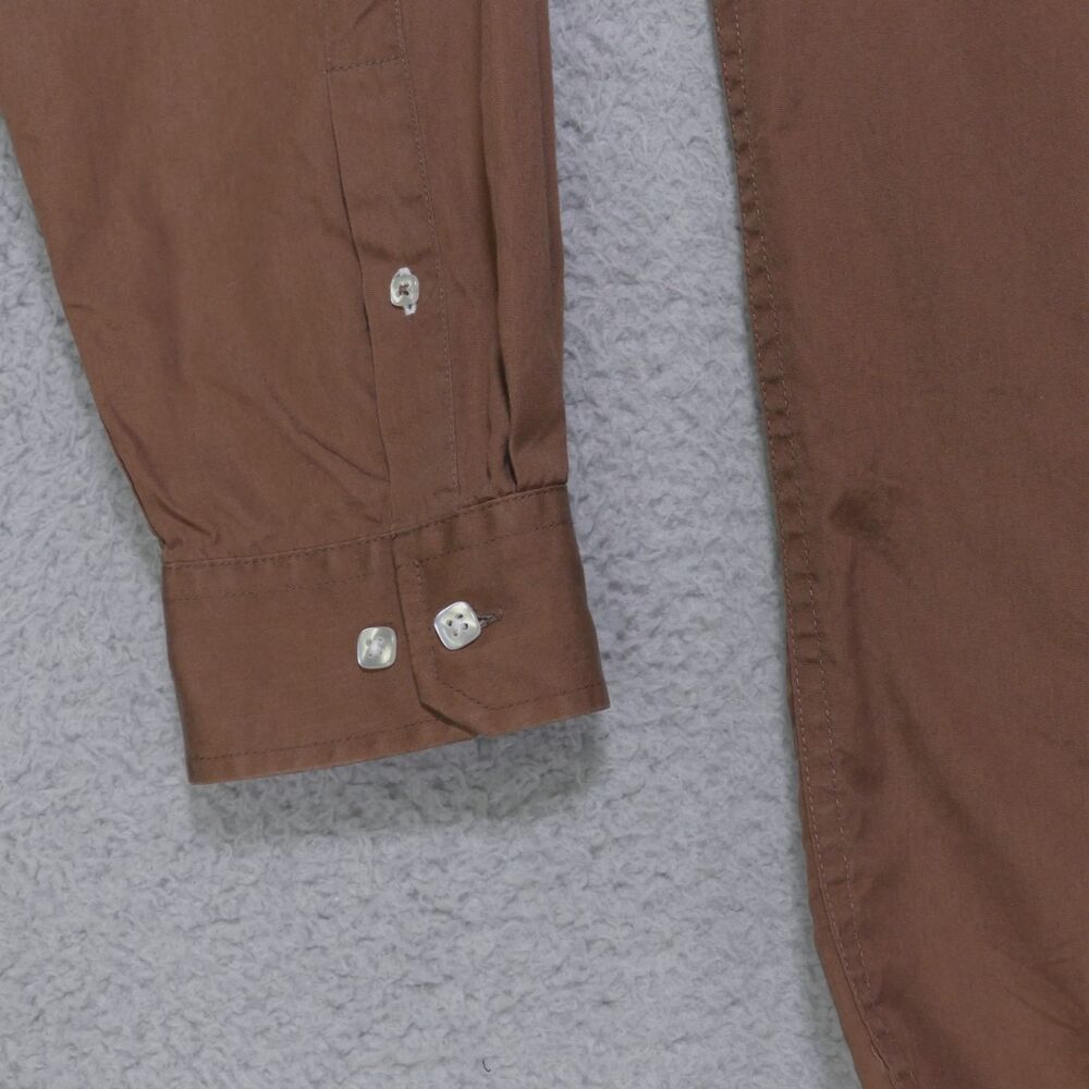 Cinch Shirt Mens XL Western Button Down Long Sleeve Cowboy Brown - Picture 3 of 15